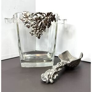 Arthur Court Designs Grape Collection Champagne Ice Bucket Bunny Scoop